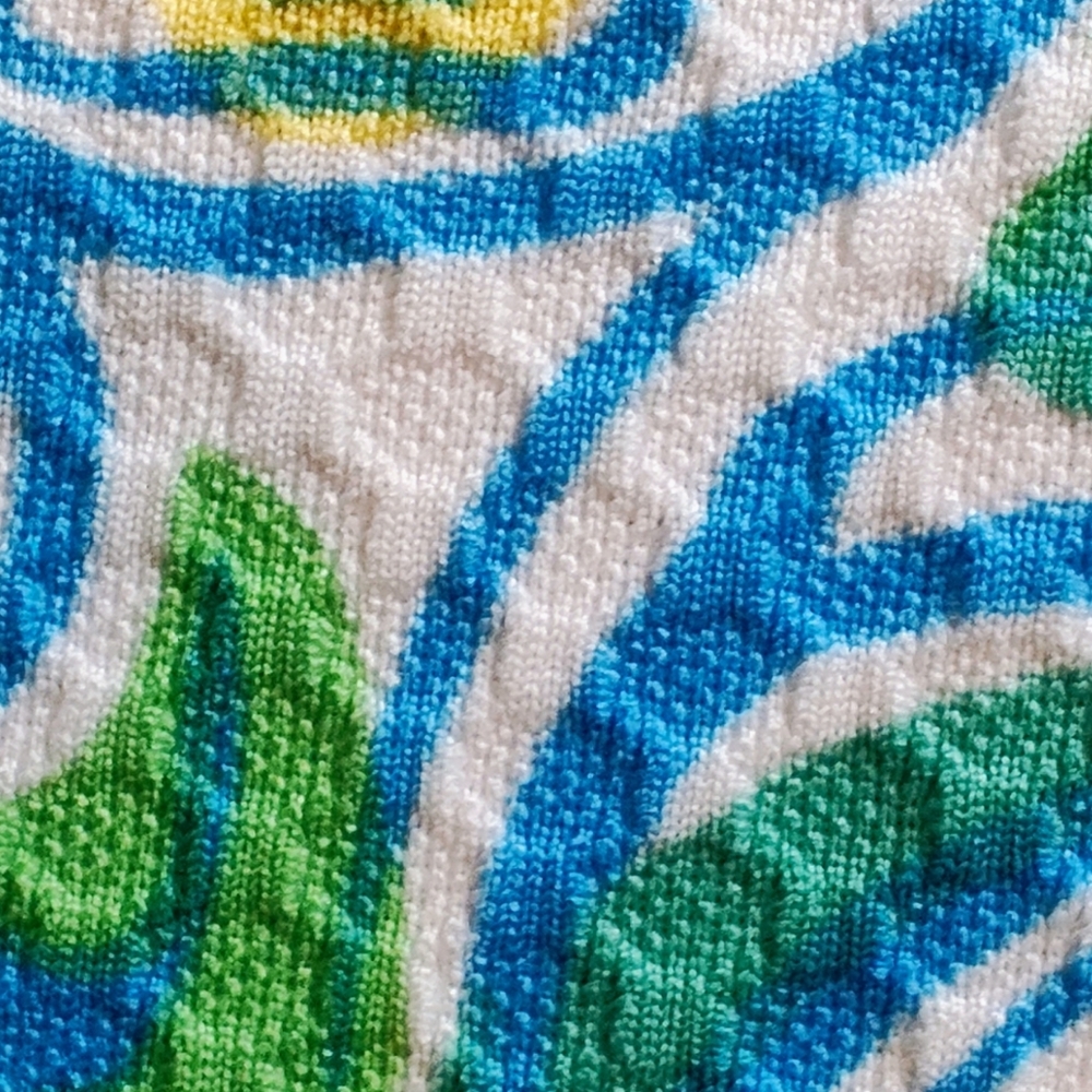 Floral Blue and Green Dress. - Picture 12 of 16